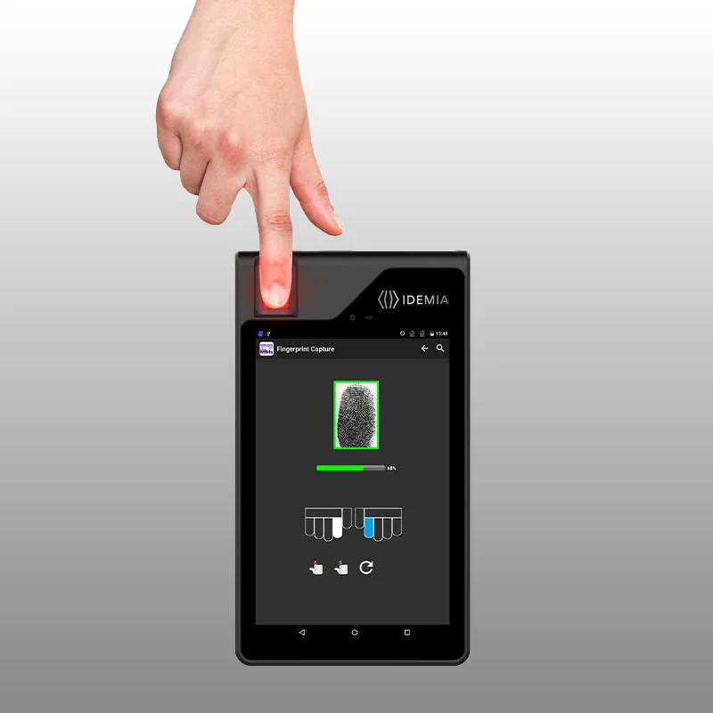 IDEMIA ID Screen biometric tablet