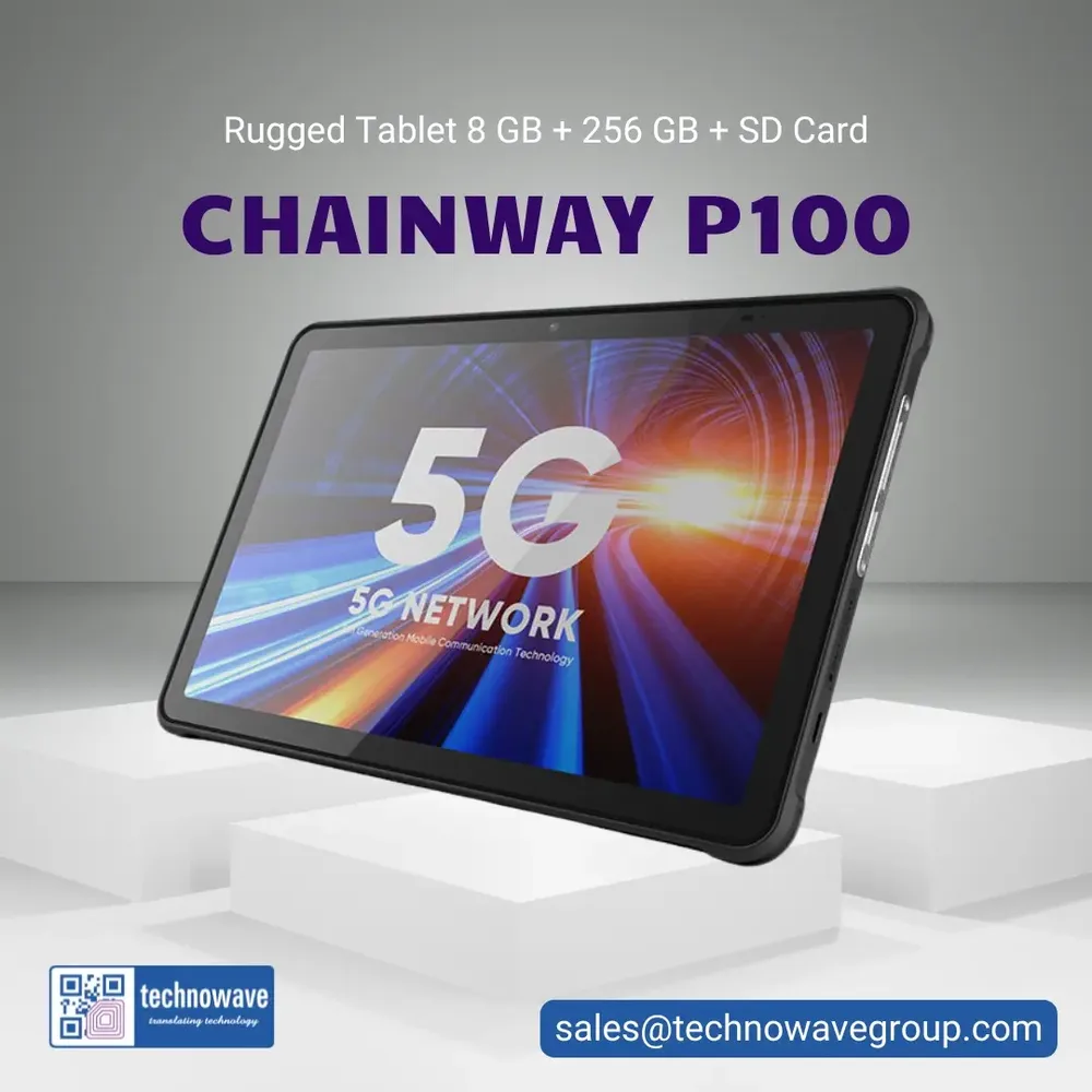 Chainway P100 AI 5G Industrial Tablet Android 14 rugged tablet