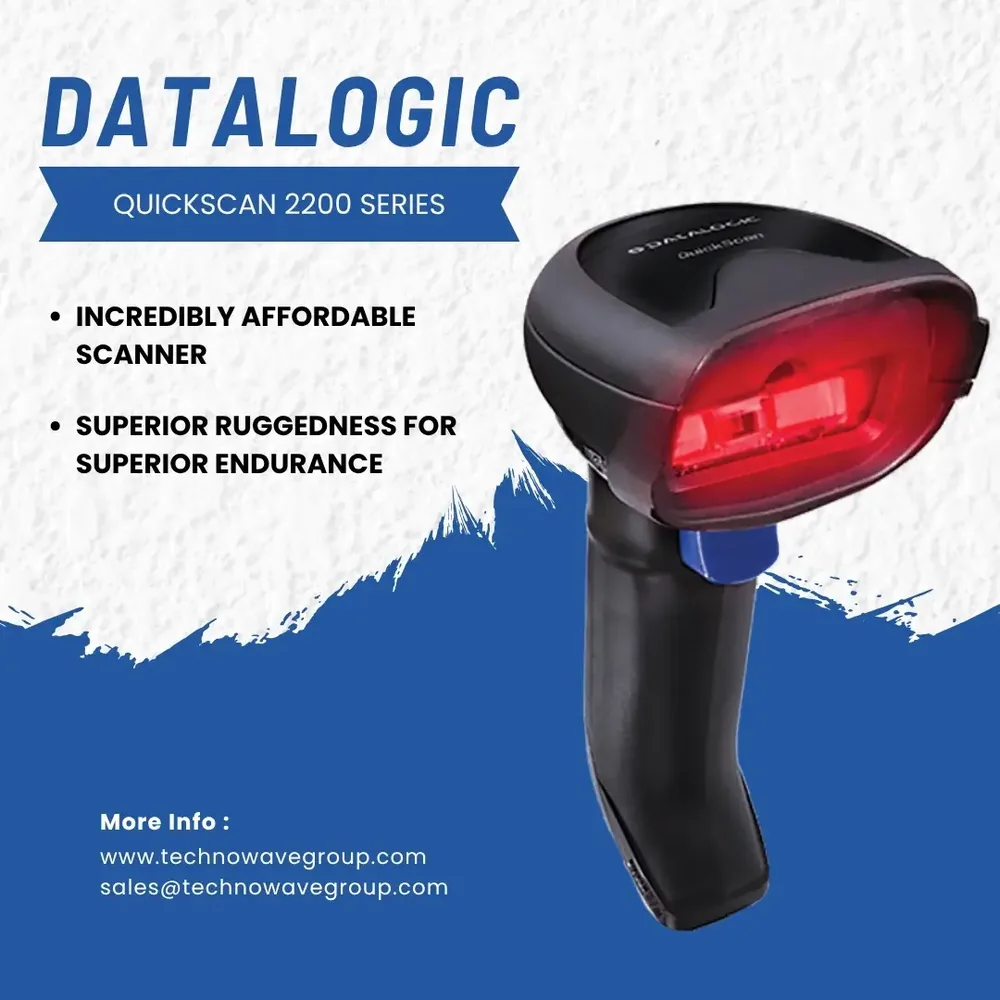 Datalogic QuickScan 2200 Series Handheld Scanner | Entry-Level 2D Barcode Scanner barcode scanner