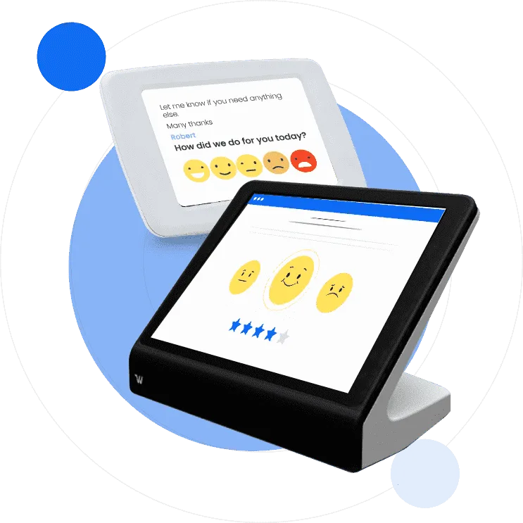 Technowave CSAT Feedback Device people counter