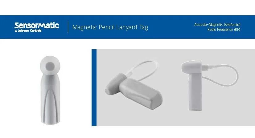 Sensormatic Plastic Lanyards with Loop & Pin eas system