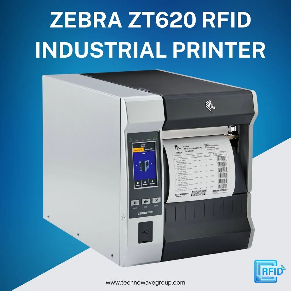 Zebra ZT620 RFID Industrial Printer – 6-Inch Wide High-Performance rfid hardware